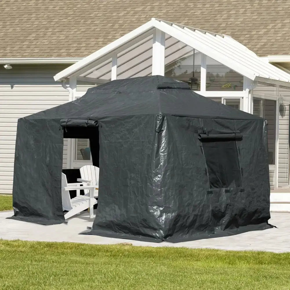 Gray Gazebo Cover#size_12' x 14'