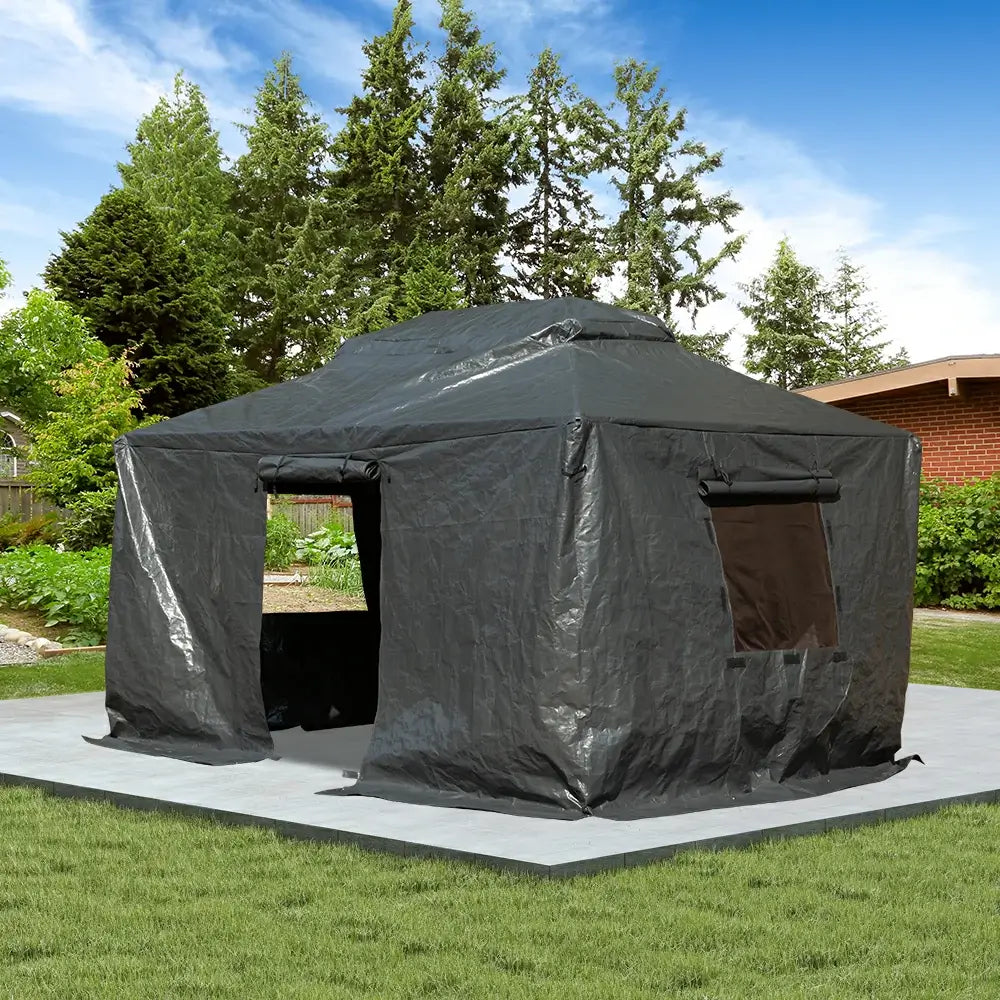 Gray Gazebo Cover#size_12' x 16'