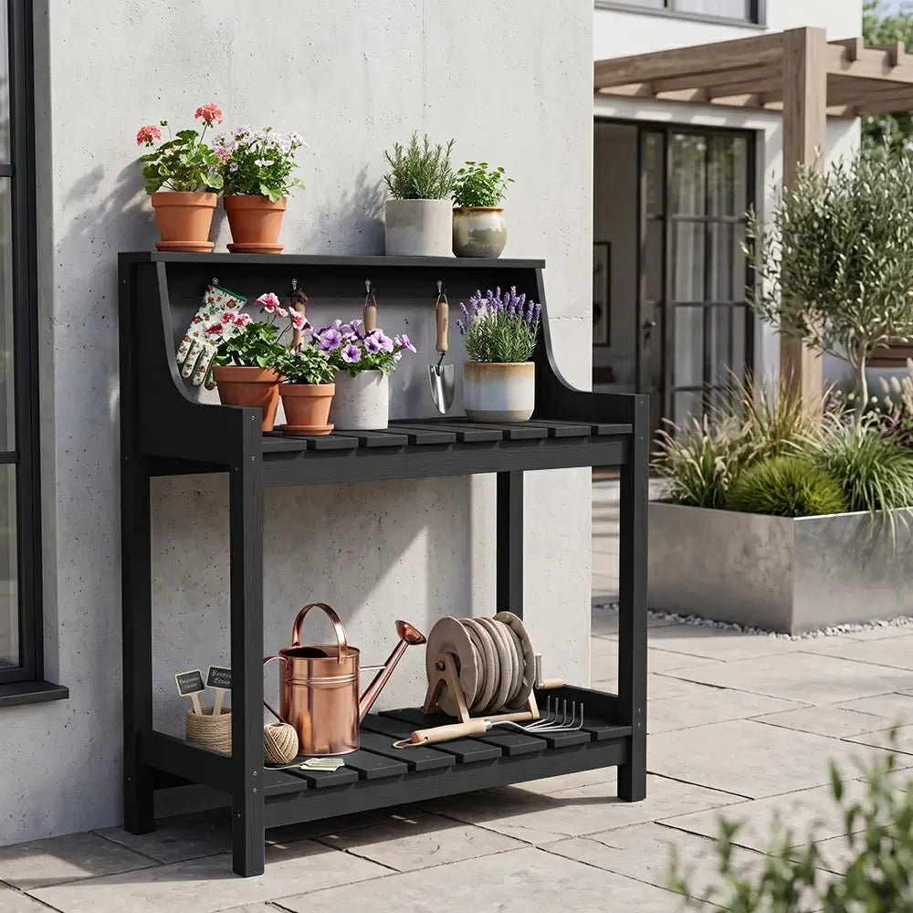 HDPE Outdoor Potting Bench Table