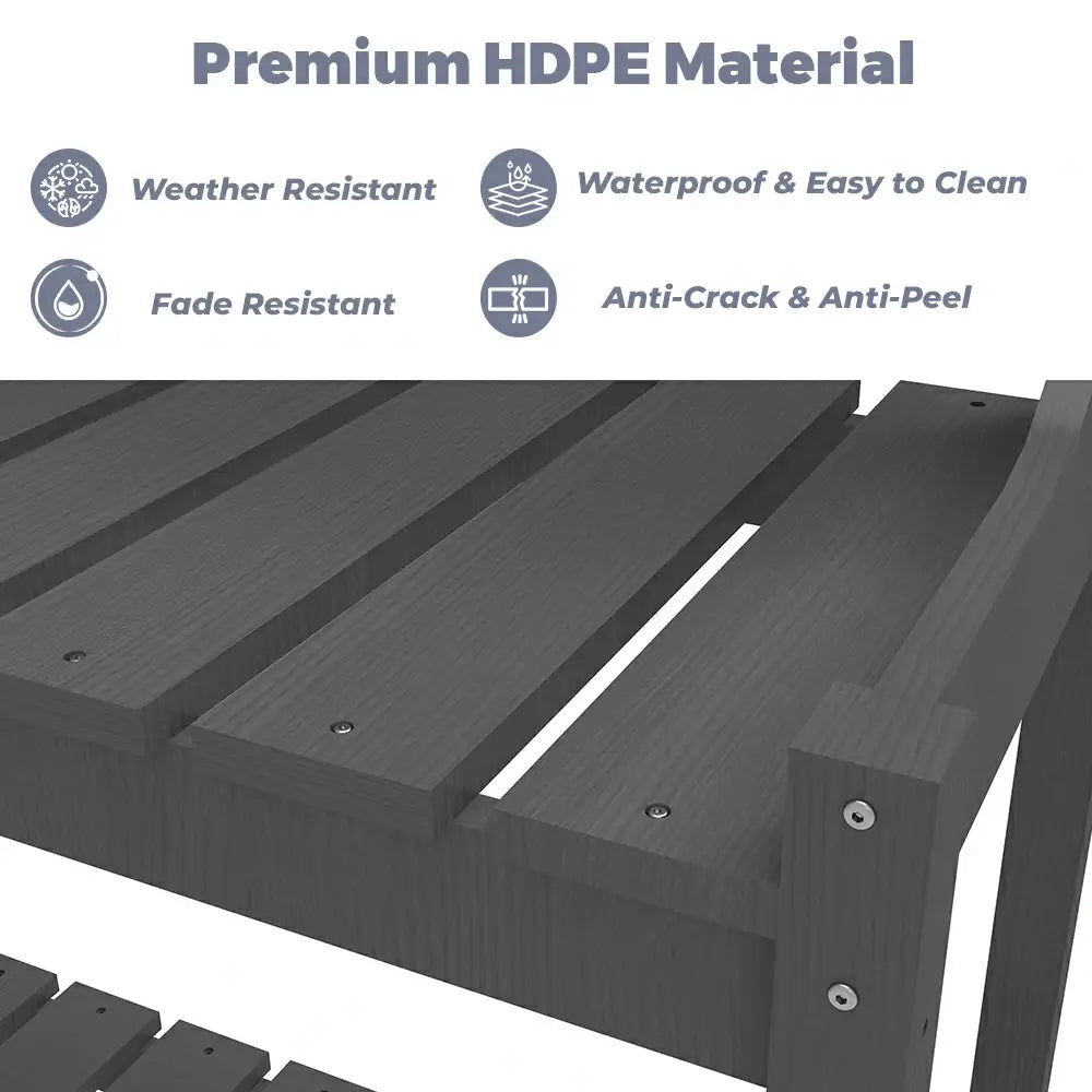 HDPE Outdoor Potting Bench Table