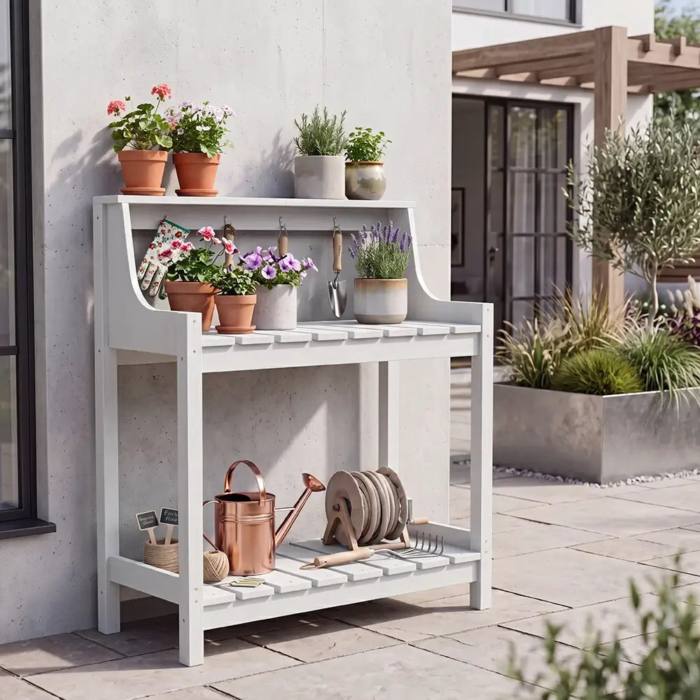 HDPE Outdoor Potting Bench Table