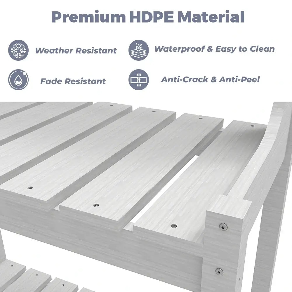 HDPE Outdoor Potting Bench Table