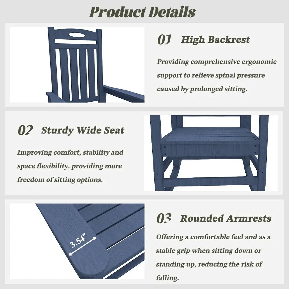 Classic Rocking Chairs - 2 Chairs