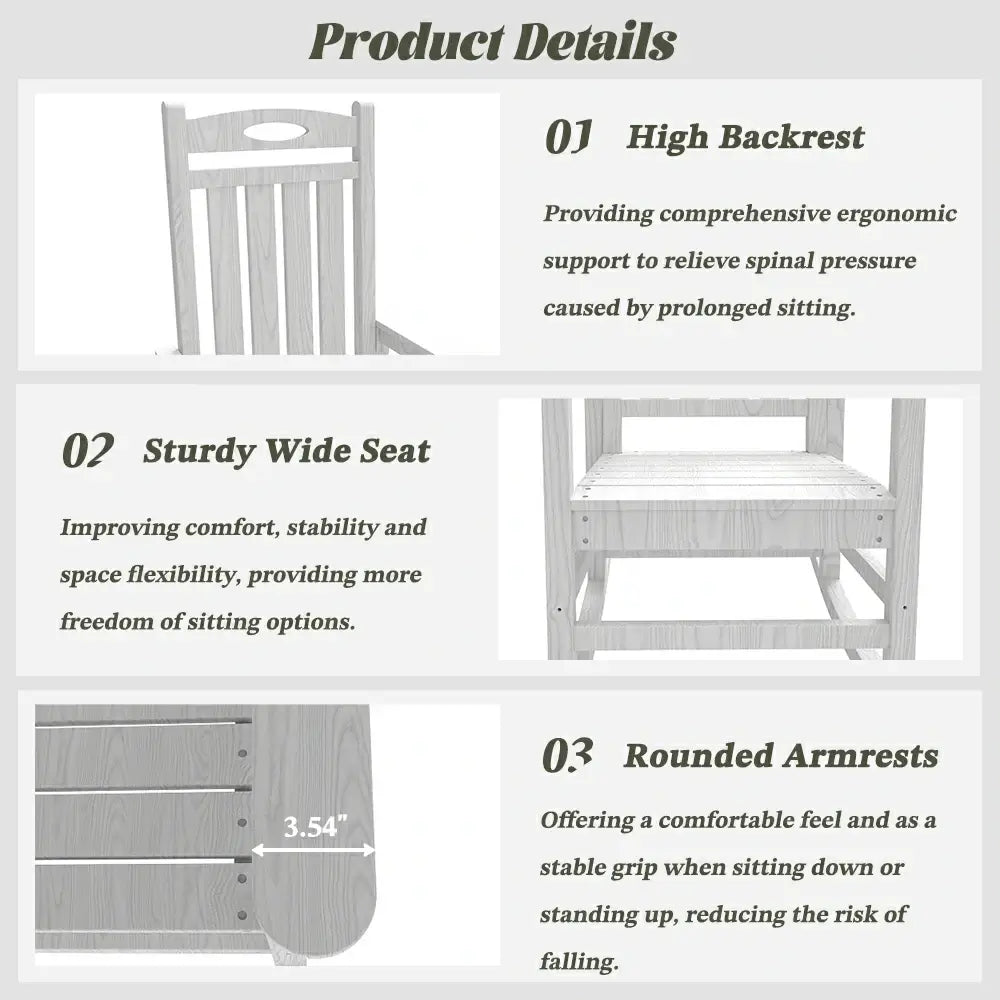 Classic Rocking Chairs - 2 Chairs