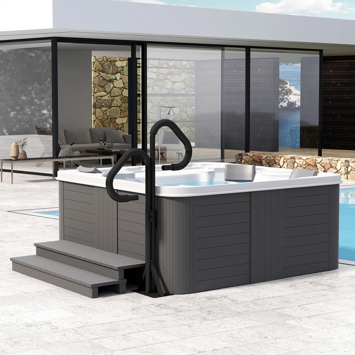 Hot Tub Handrail