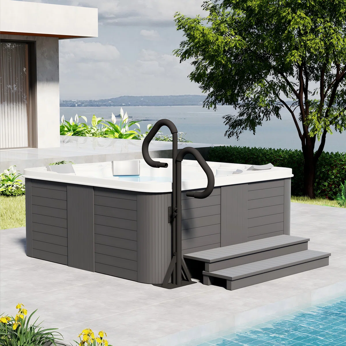 Hot Tub Handrail