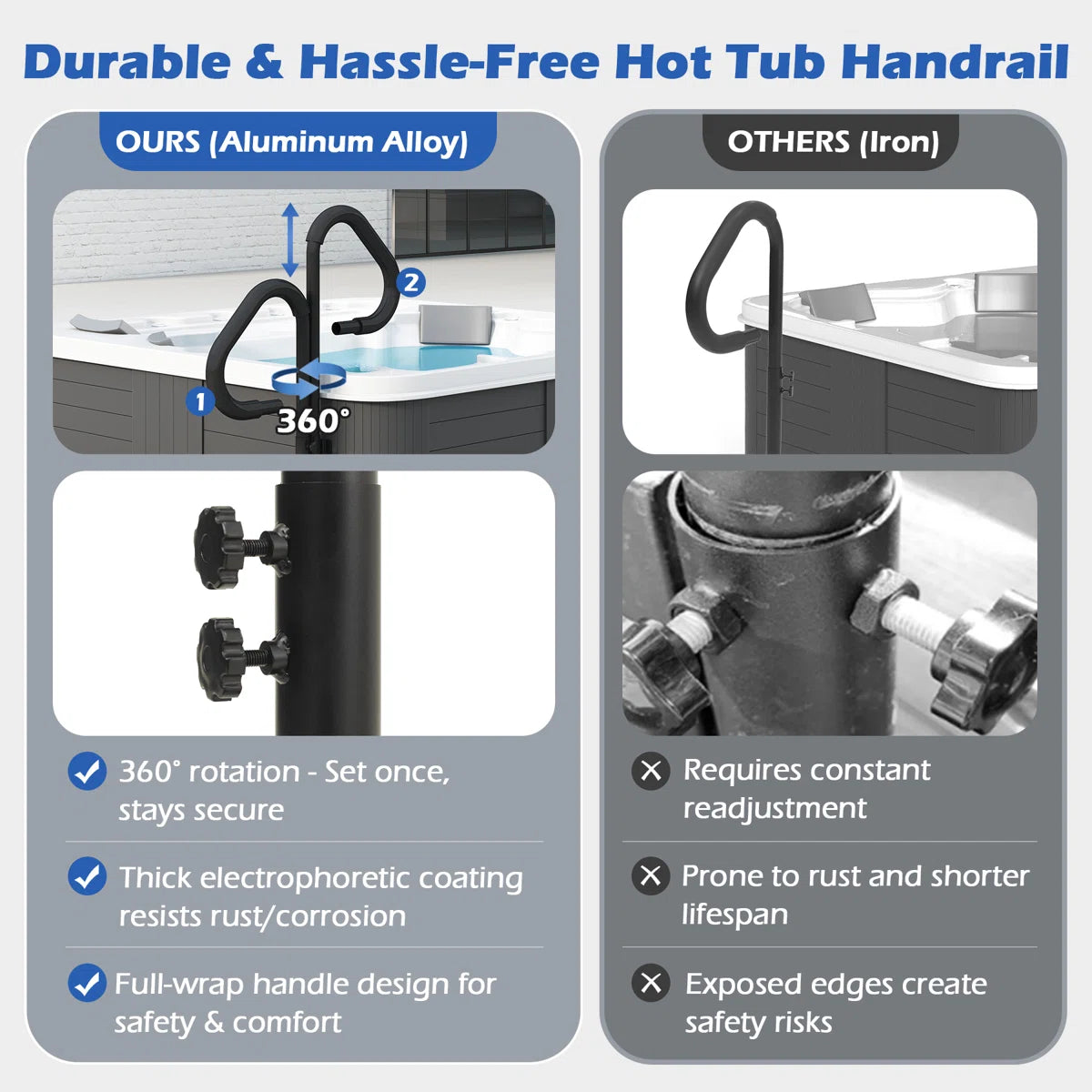 Hot Tub Handrail
