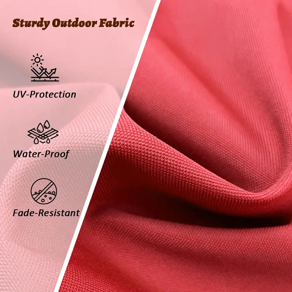Patio Umbrella - 10 FT Aluminum Round Market Umbrella