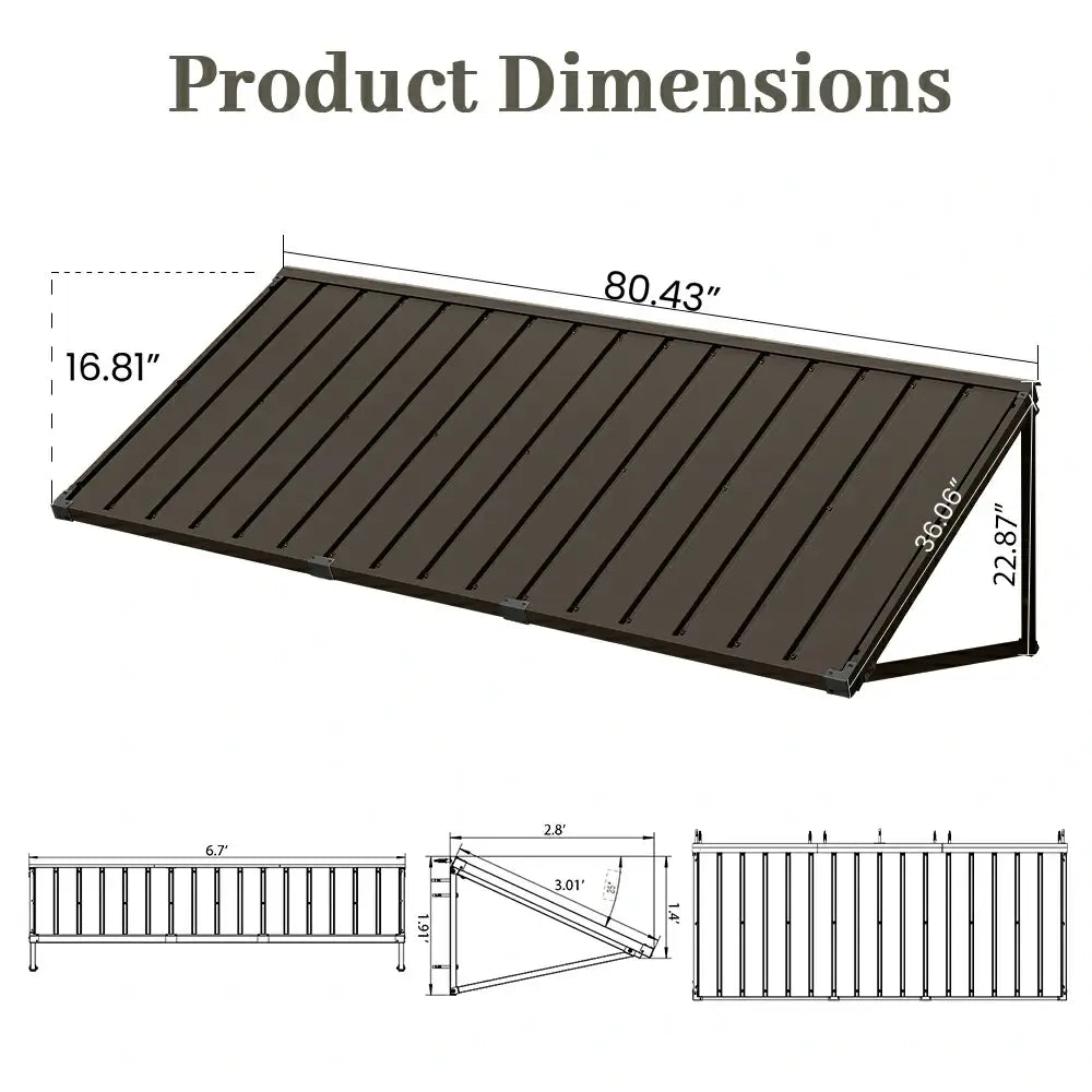 Metal Door & Window Awning