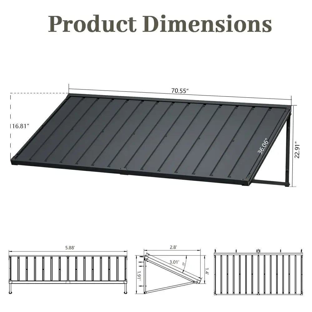 Metal Door & Window Awning