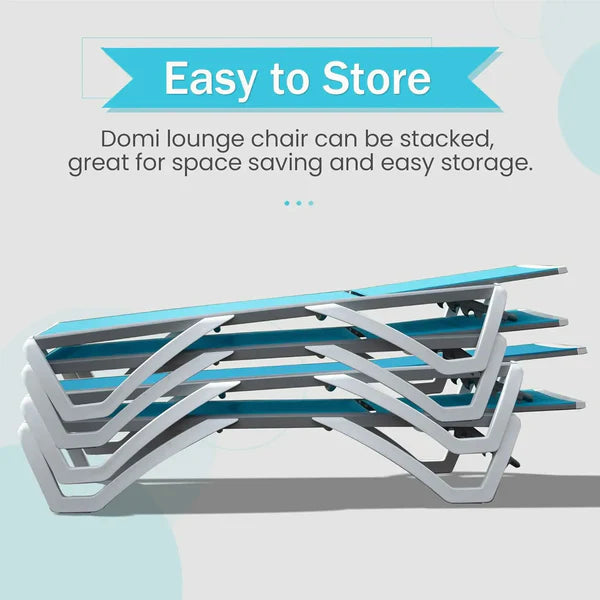 Armless Outdoor Chaise Lounge