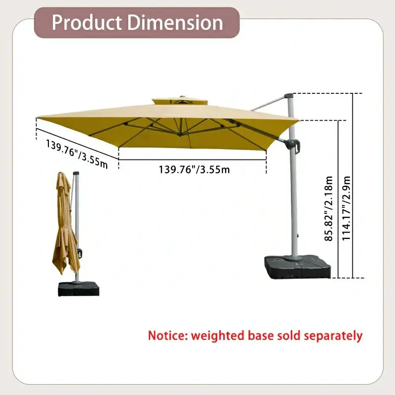 Cantilever Patio Umbrella - Square