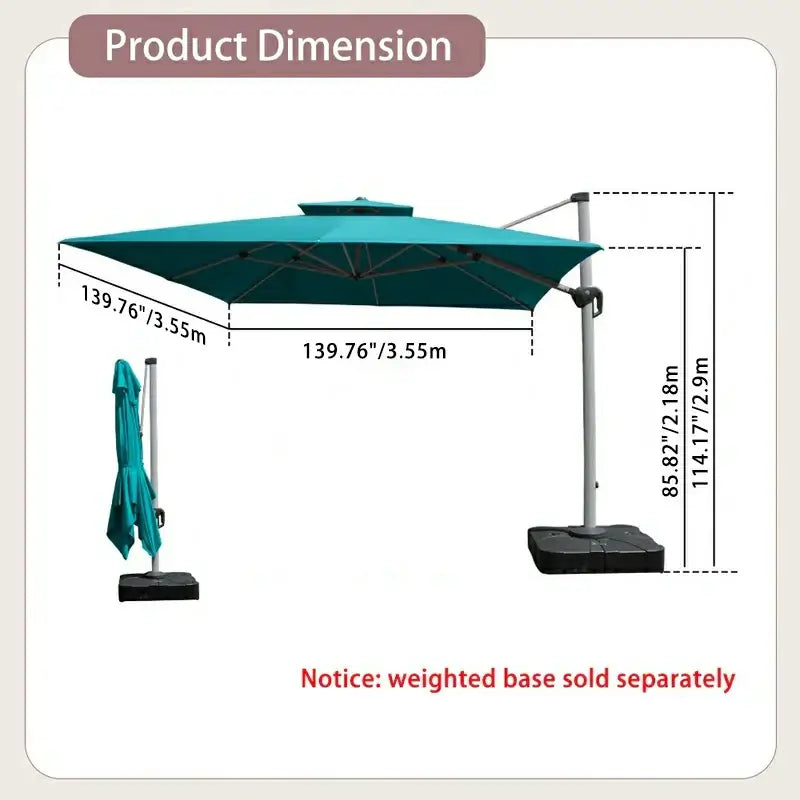 Cantilever Patio Umbrella - Square