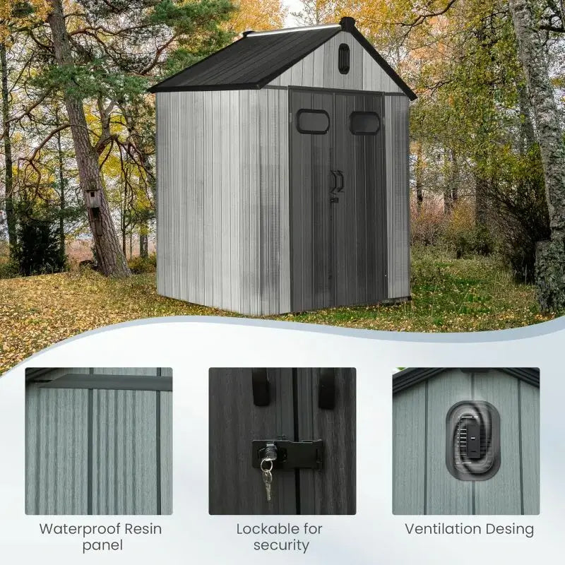 domi resin storage shed#size_5' x 3'