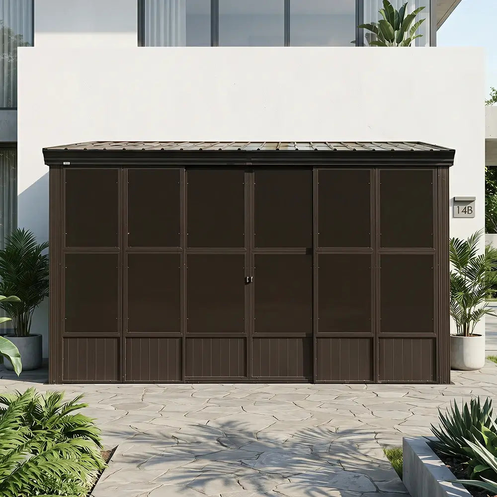 Wall Mounted Sunroom with side doors