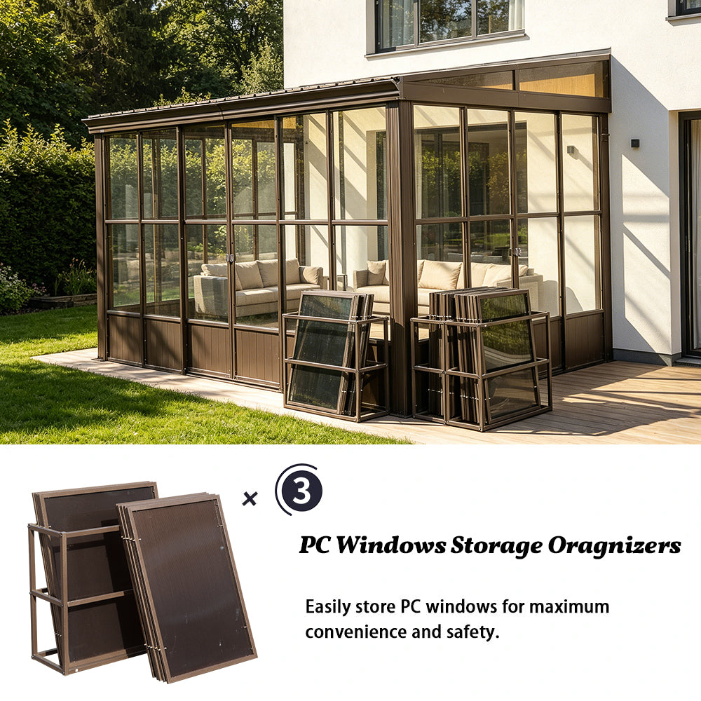 Domi wall mounted sunroom#size_10'x12'