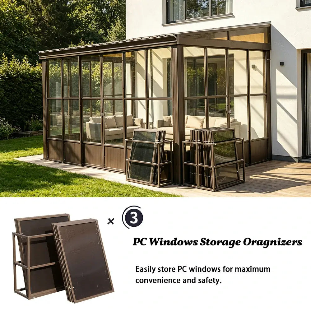 Domi wall mounted sunroom#size_8'x12'