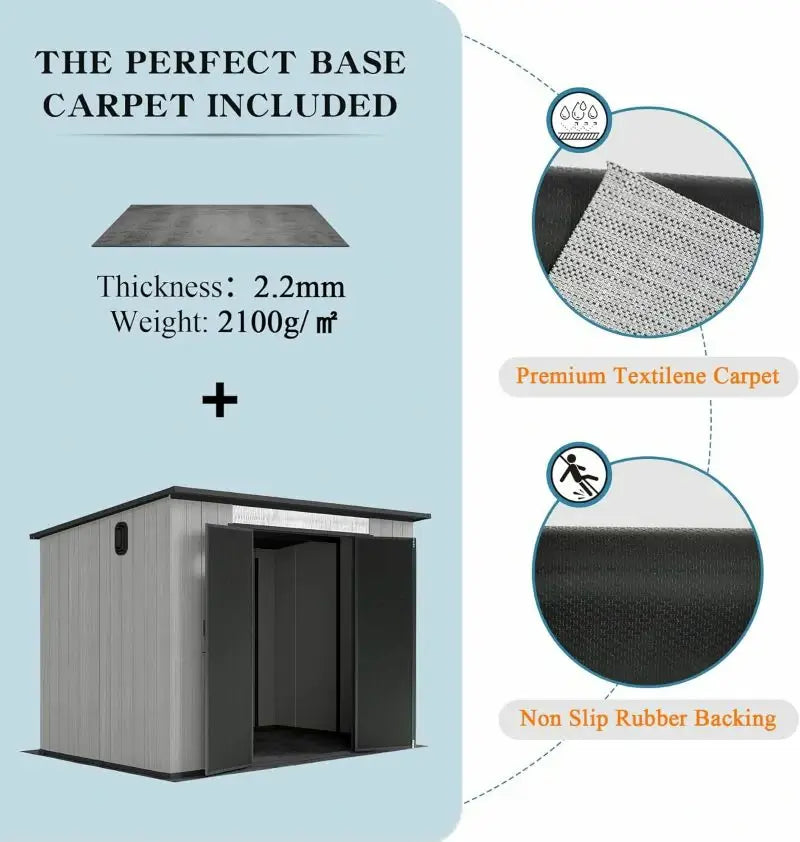 domi resin storage shed#size_6.2' x 9.3'