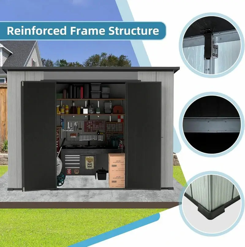 domi resin storage shed#size_6.2' x 9.3'