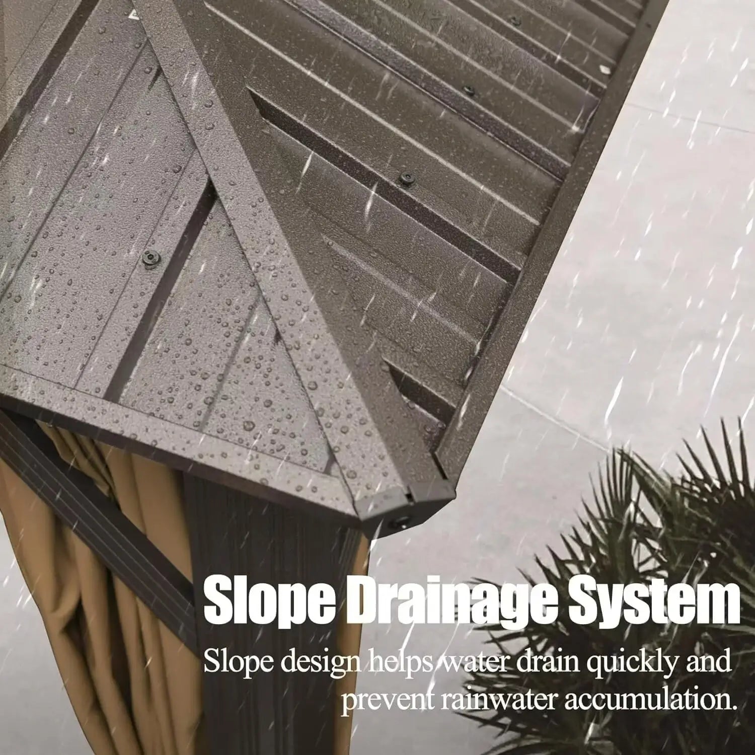 Domi Outdoor Living Hardtop Gazebo#size_8'x10'