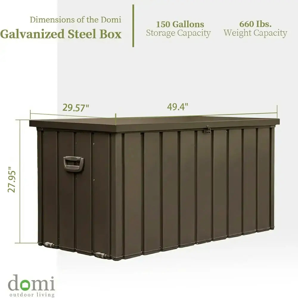 Domi Outdoor Living deck box#capacity_150 gallons