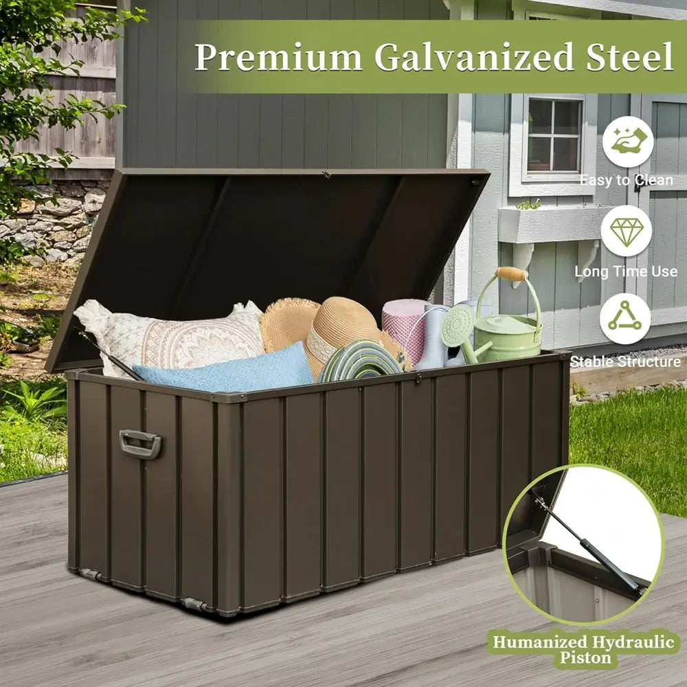 Domi Outdoor Living deck box#capacity_150 gallons