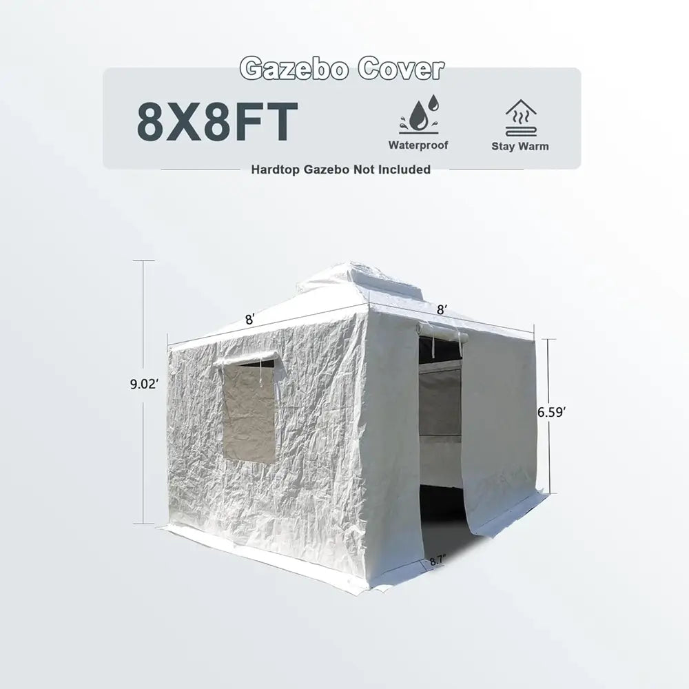 domi hardtop gazebo cover#size_8' x 8'