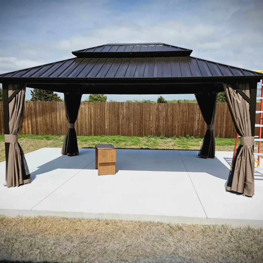 Domi Outdoor Living Hardtop Gazebo#size_12'x16'