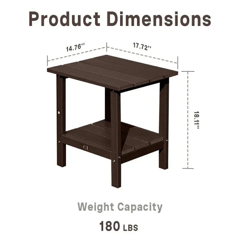 HDPE Outdoor Side Table