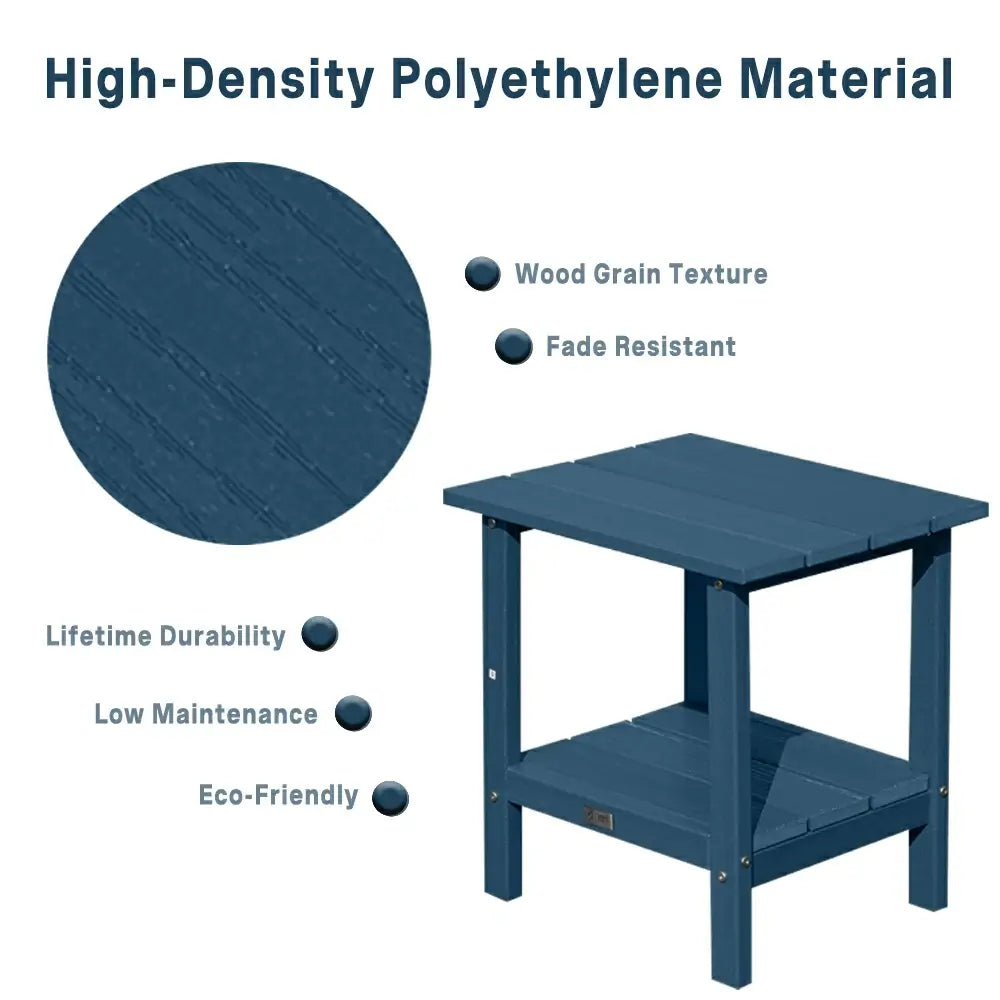 HDPE Outdoor Side Table