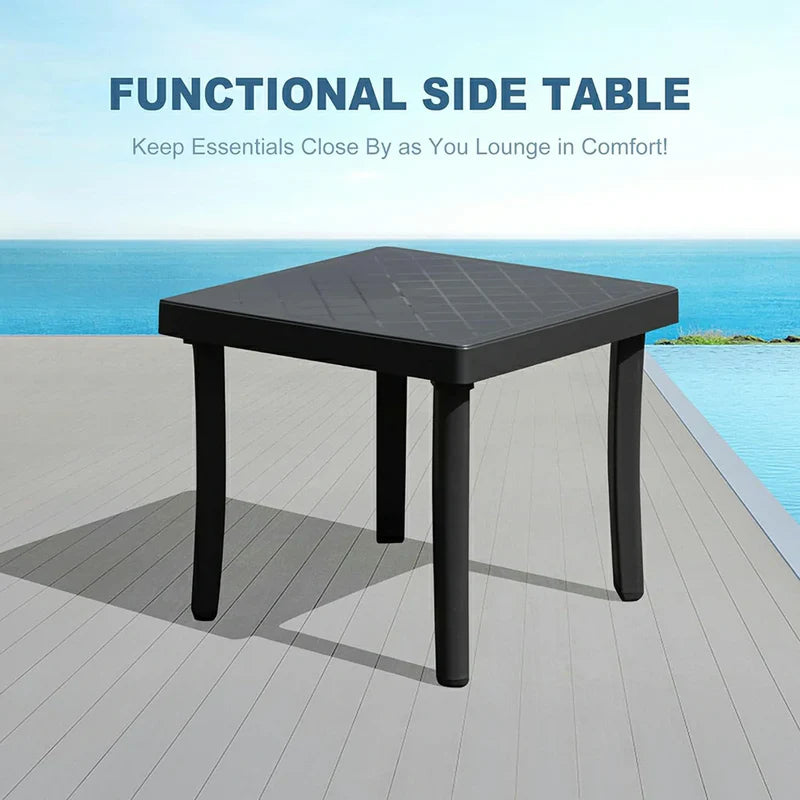 Patio Pool Lounge Chair Set (2 Chairs)